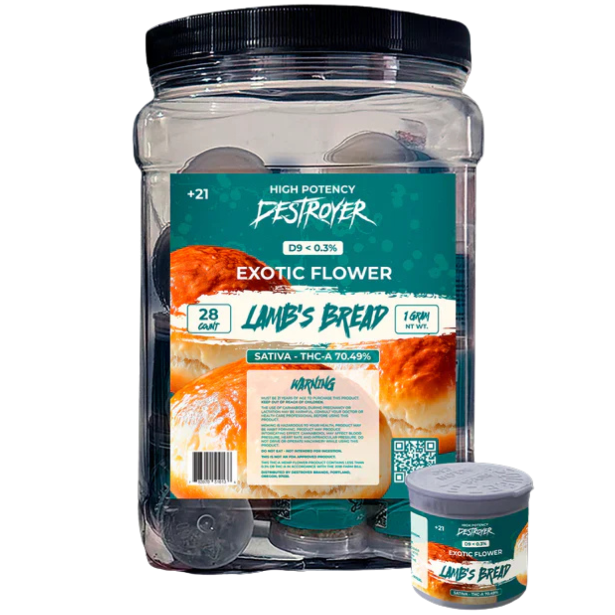 DESTROYER 1G EXOTIC FLOWER 28CTDESTROYER 1G EXOTIC FLOWER 28CT