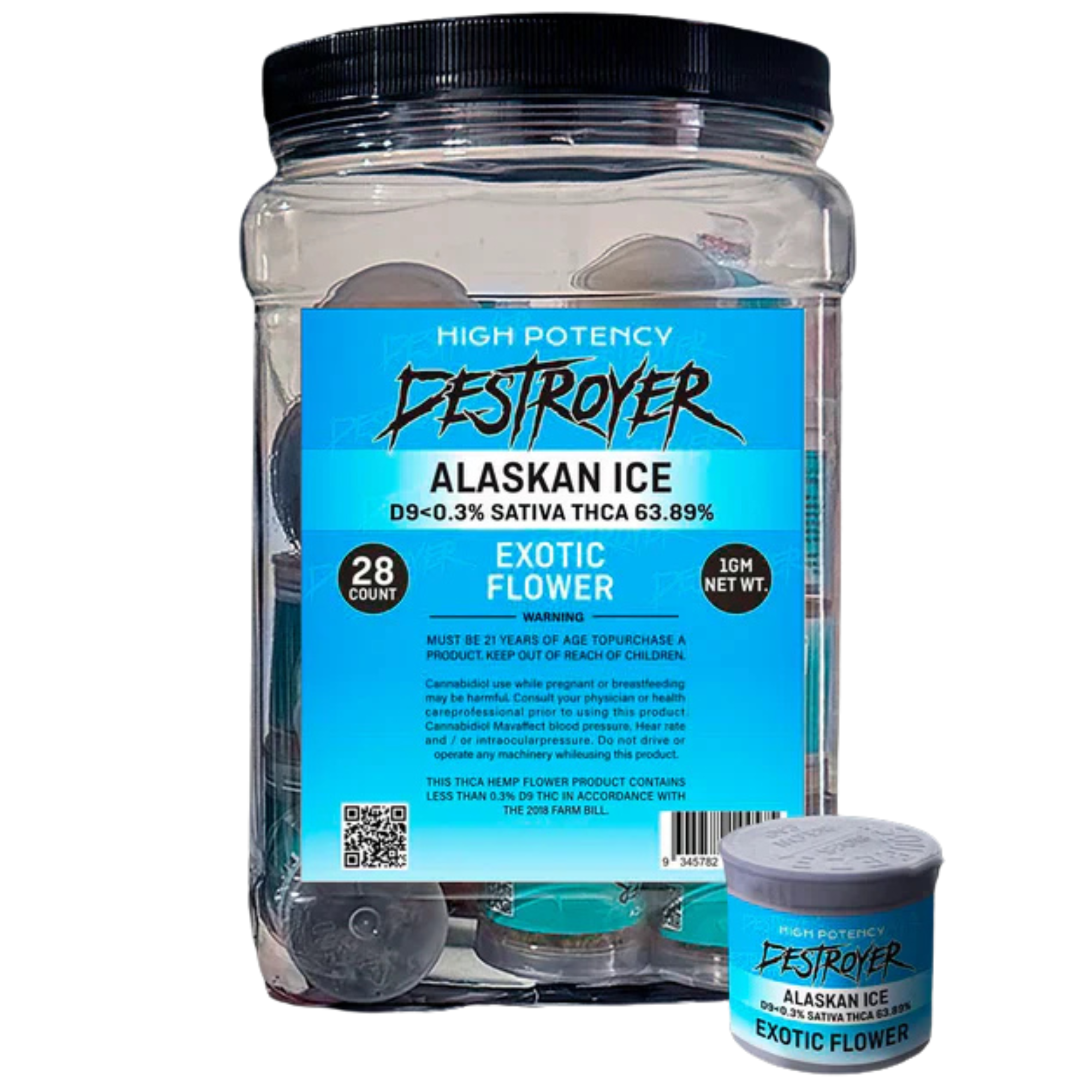 DESTROYER 1G EXOTIC FLOWER 28CTDESTROYER 1G EXOTIC FLOWER 28CT