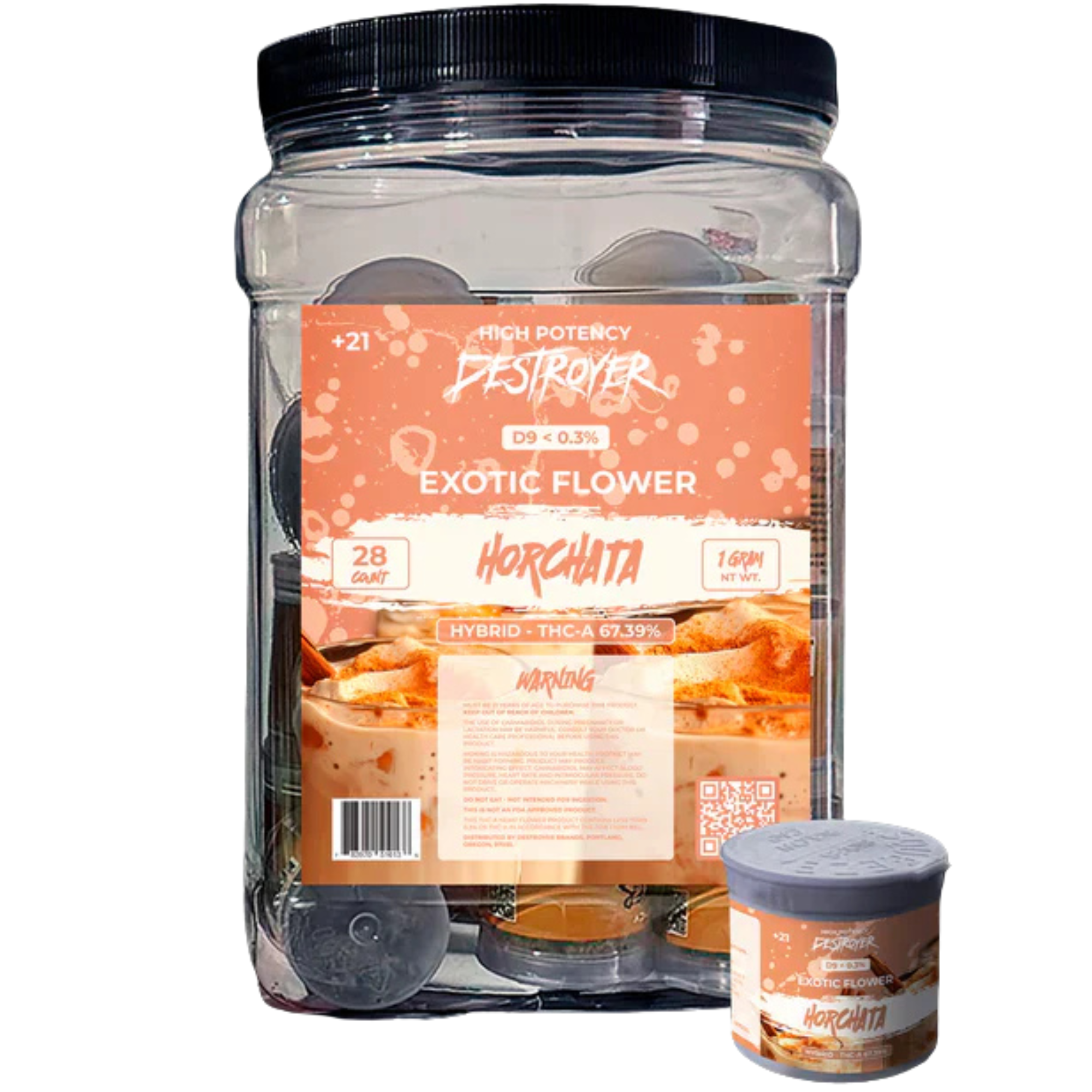 DESTROYER 1G EXOTIC FLOWER 28CTDESTROYER 1G EXOTIC FLOWER 28CT