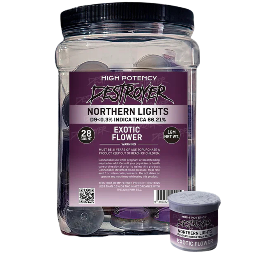 DESTROYER 1G EXOTIC FLOWER 28CTDESTROYER 1G EXOTIC FLOWER 28CT
