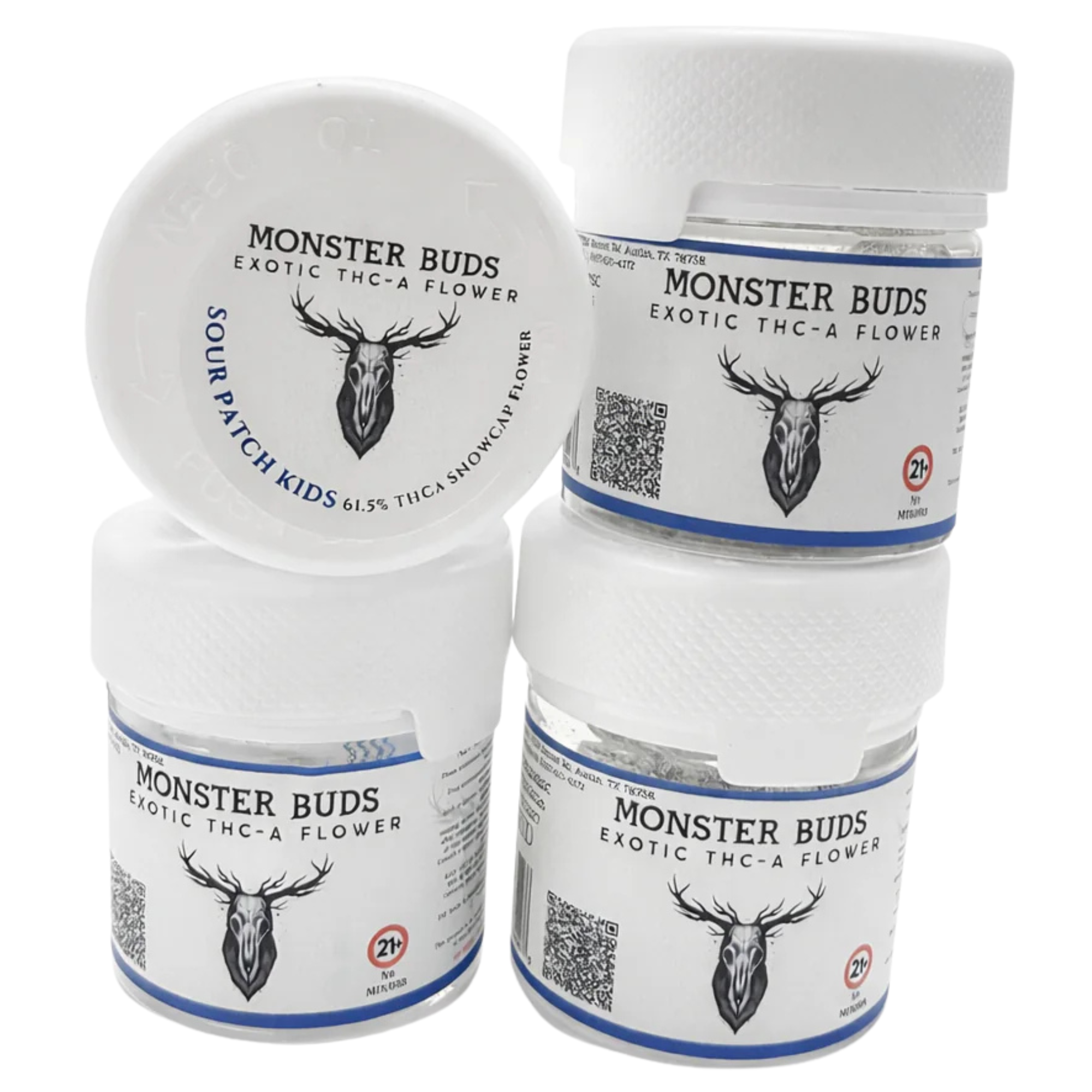 MONSTER BUDS SNOWCAP FLOWER 3.5G