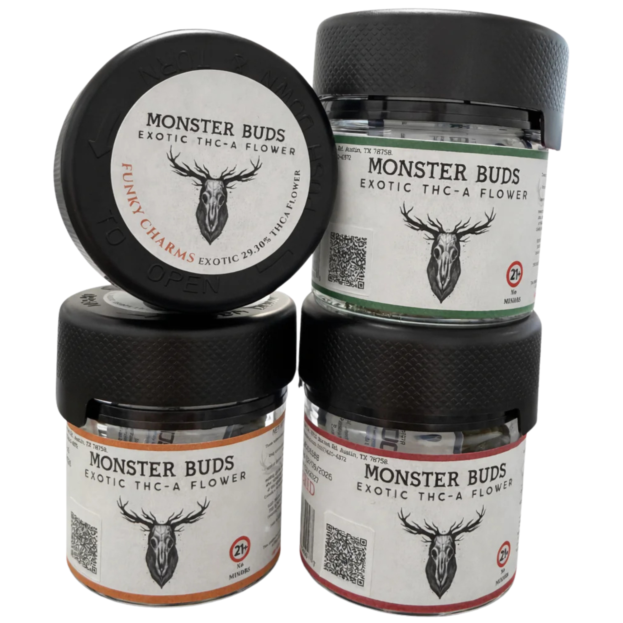 MONSTER BUDS EXOTIC FLOWER 3.5G