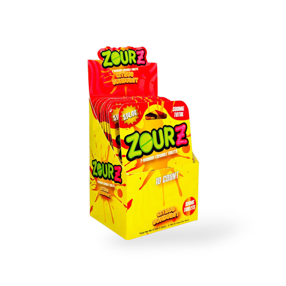 ZOURZ 7-OH CHEWABLE TABLET 100MG PER TABLET (500MG - 5 COUNTX10) BOX