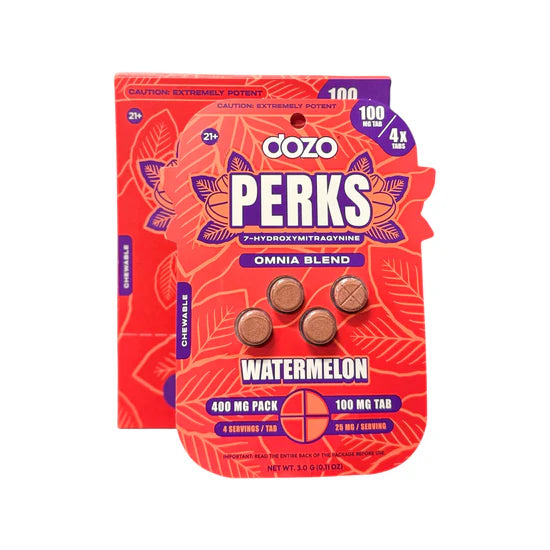 DOZO PERKS 7-OH TABLETS 100MG (4 COUNT)
