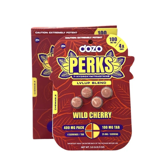 DOZO PERKS 7-OH TABLETS 100MG (4 COUNT)