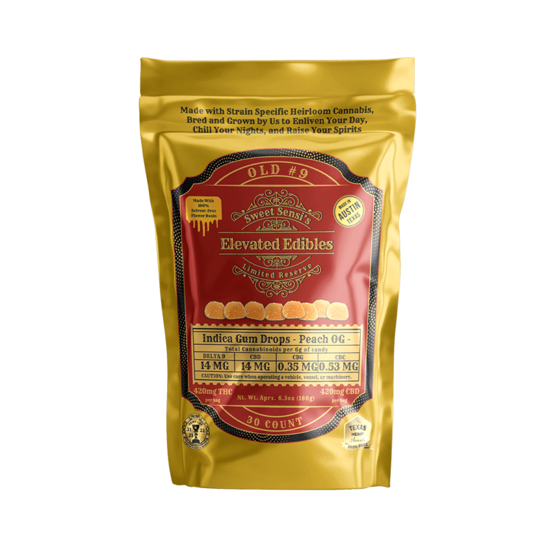 SWEET SENSI ELEVATED GUM DROPS 30CT