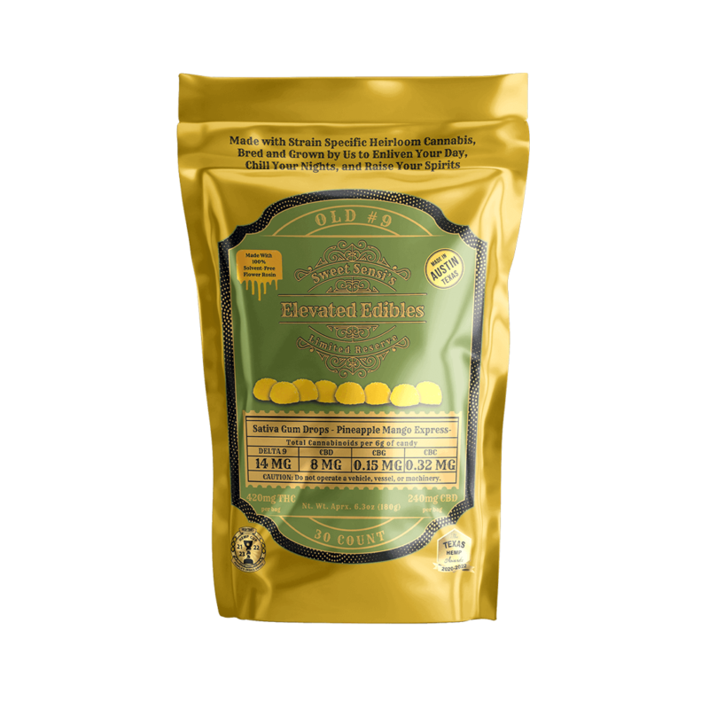 SWEET SENSI ELEVATED GUM DROPS 30CT