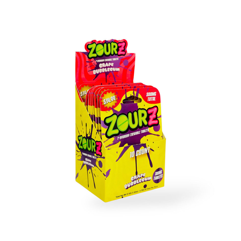 ZOURZ 7-OH CHEWABLE TABLET 100MG PER TABLET (500MG - 5 COUNTX10) BOX