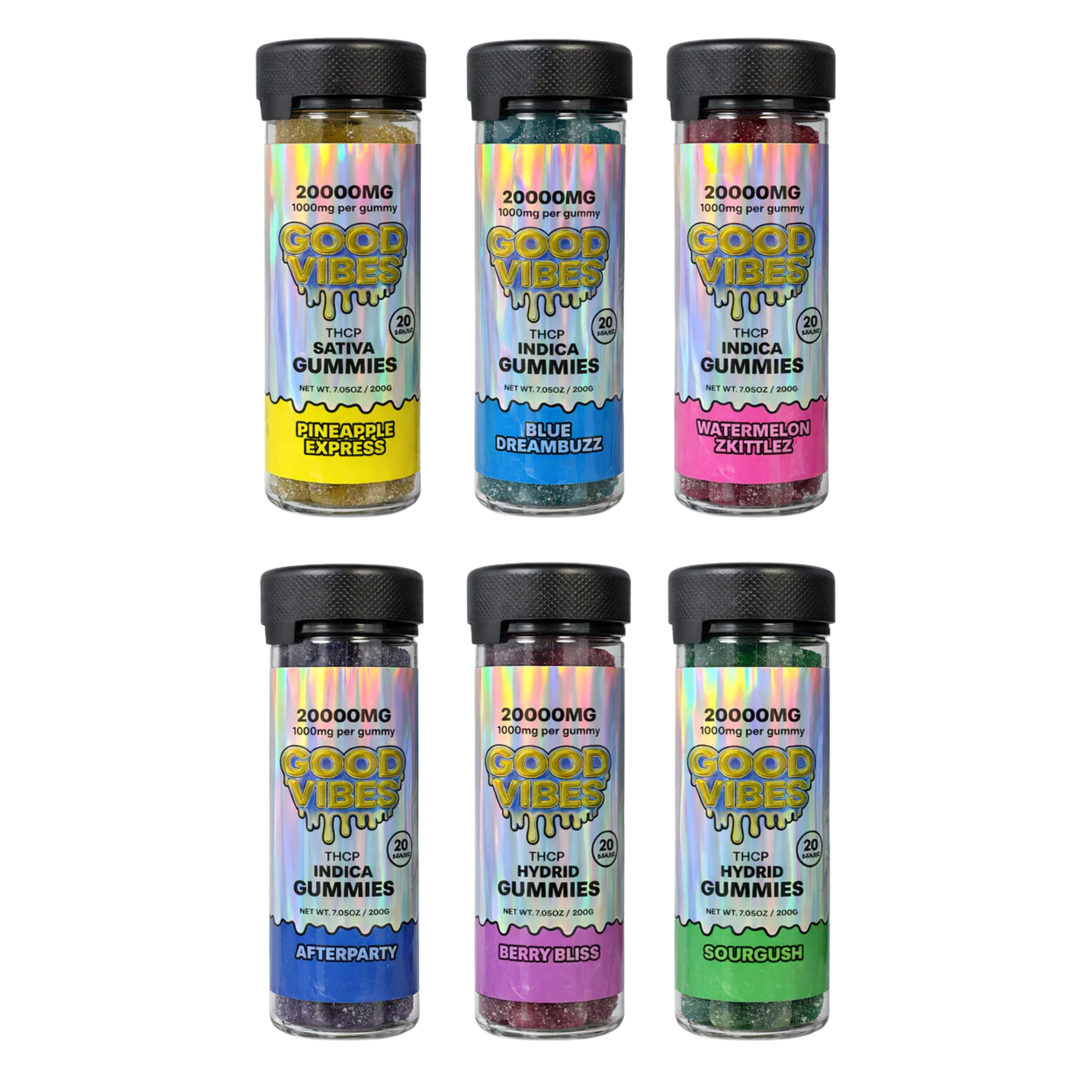 GOOD VIBES 20000MG THCP 20CT