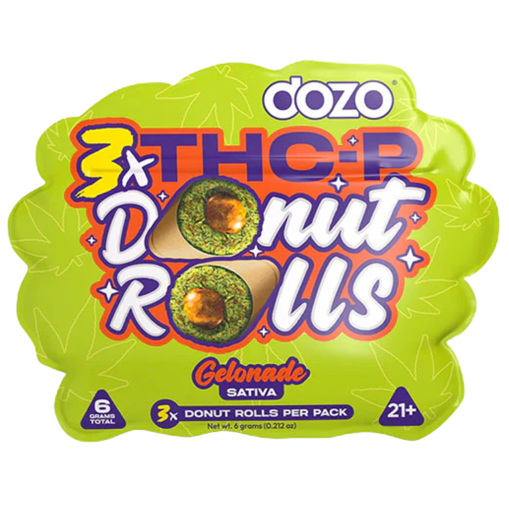 DOZO THCP DONUT 6G PRE ROLLS 3 PACK