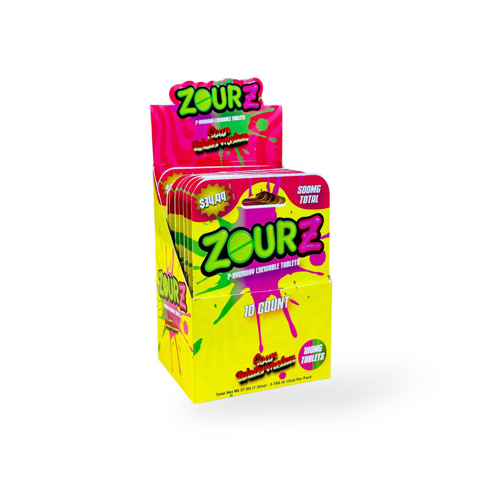 ZOURZ 7-OH CHEWABLE TABLET 100MG PER TABLET (500MG - 5 COUNTX10) BOX