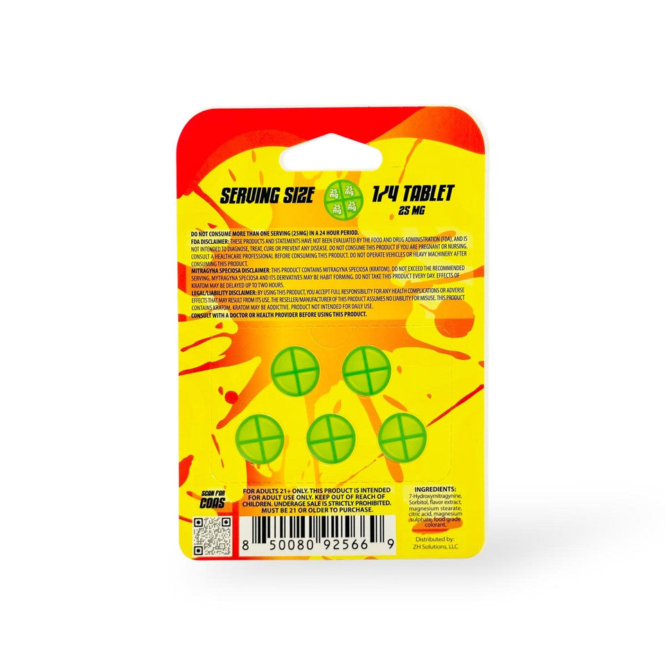 ZOURZ 7-OH CHEWABLE TABLET 100MG PER TABLET (500MG - 5 COUNT)