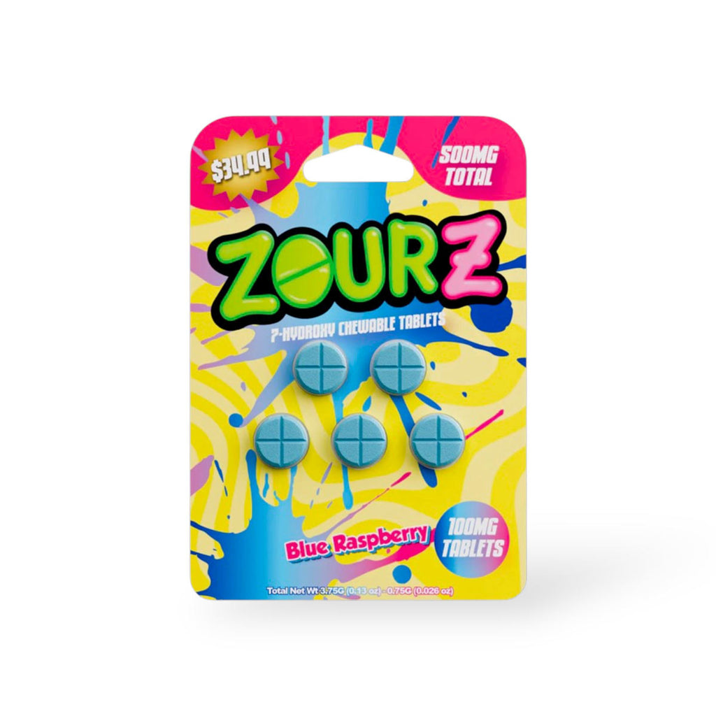 ZOURZ 7-OH CHEWABLE TABLET 100MG PER TABLET (500MG - 5 COUNT)