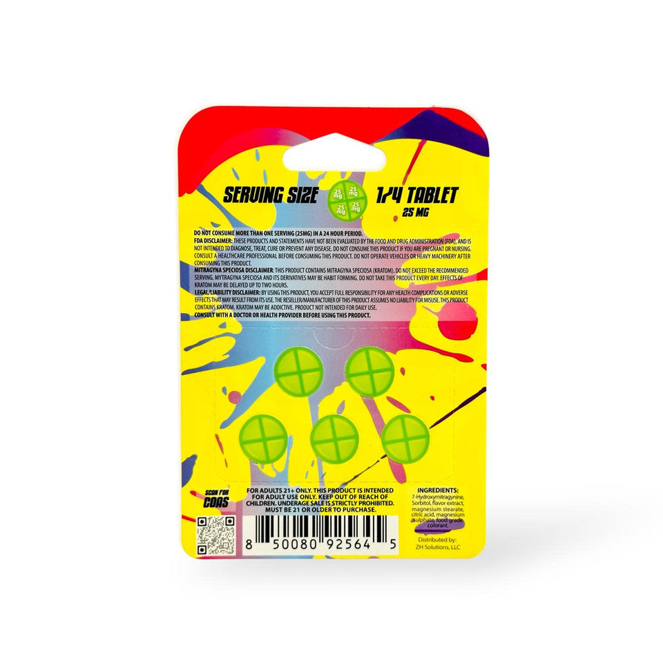 ZOURZ 7-OH CHEWABLE TABLET 100MG PER TABLET (500MG - 5 COUNT)