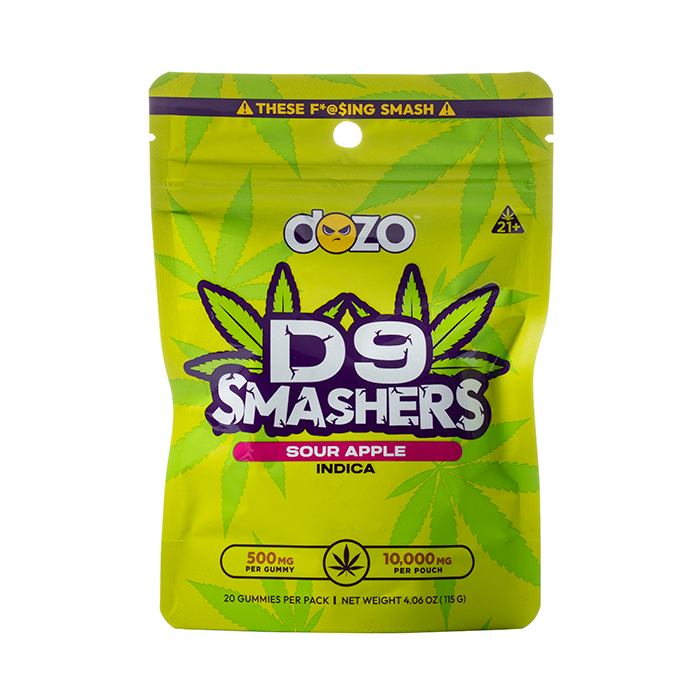 DOZO D9 SMASHERS GUMMIES 10000MG 20CT