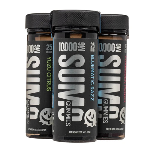 Half Bak'd Sumo Gummies 10,500mg – 420mg Per Piece | CBD + D8 + D9 + THCP | 25ct